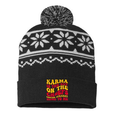 Karma Is The Guy On The Chief Trendy USA-Made Snowflake Beanie