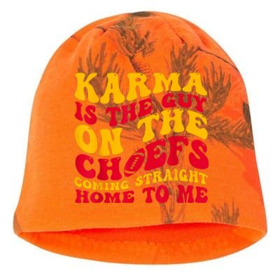 Karma Is The Guy On The Chief Trendy Kati - Camo Knit Beanie