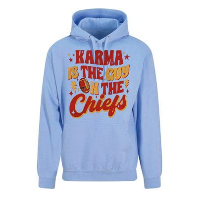 Karma Is The Guy On The Chief Unisex Surf Hoodie