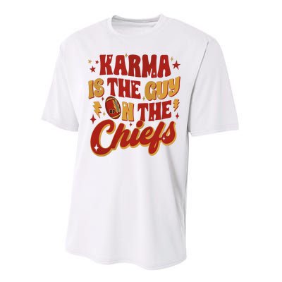 Karma Is The Guy On The Chief Performance Sprint T-Shirt