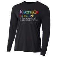 Kamala If Thats Too Hard To Pronounce Try Madam President Cooling Performance Long Sleeve Crew