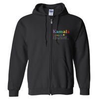 Kamala If Thats Too Hard To Pronounce Try Madam President Full Zip Hoodie