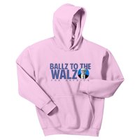 Kamala In The Context Ballz Walz Kids Hoodie