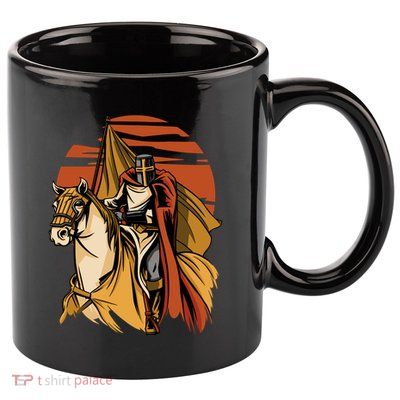 Knight In The Sunset 11oz C Handle Ceramic Mug