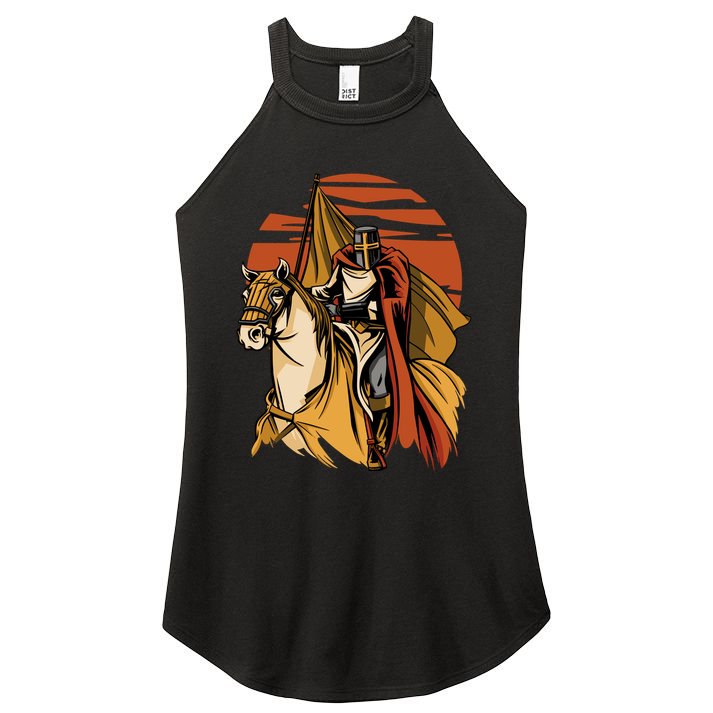Knight In The Sunset Women's Perfect Tri Rocker Tank
