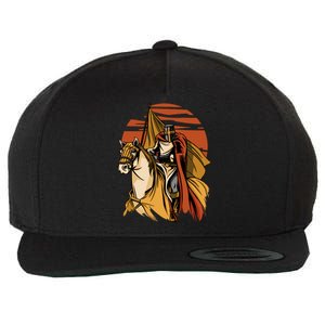 Knight In The Sunset Wool Snapback Cap