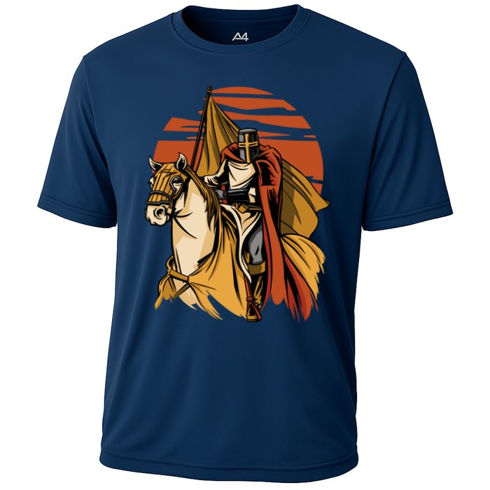 Knight In The Sunset Cooling Performance Crew T-Shirt