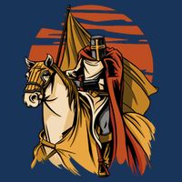 Knight In The Sunset Button