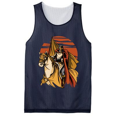 Knight In The Sunset Mesh Reversible Basketball Jersey Tank