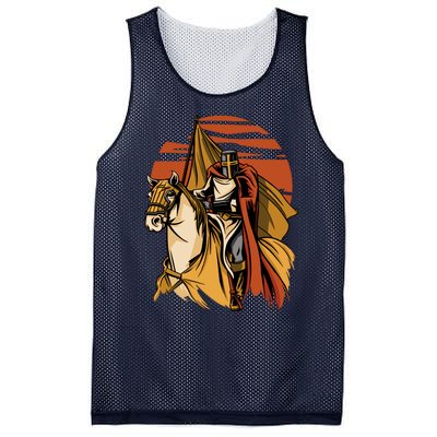 Knight In The Sunset Mesh Reversible Basketball Jersey Tank