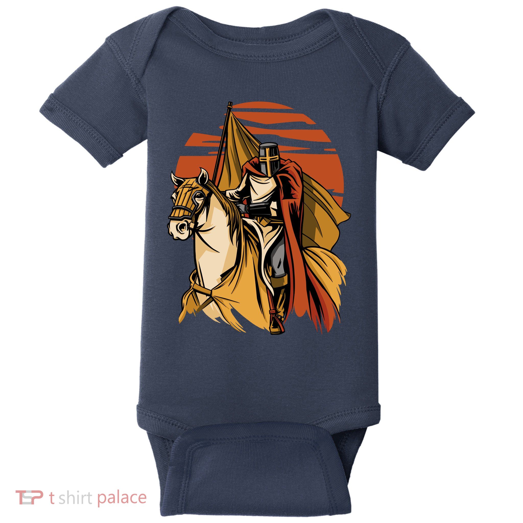 Knight In The Sunset Baby Bodysuit