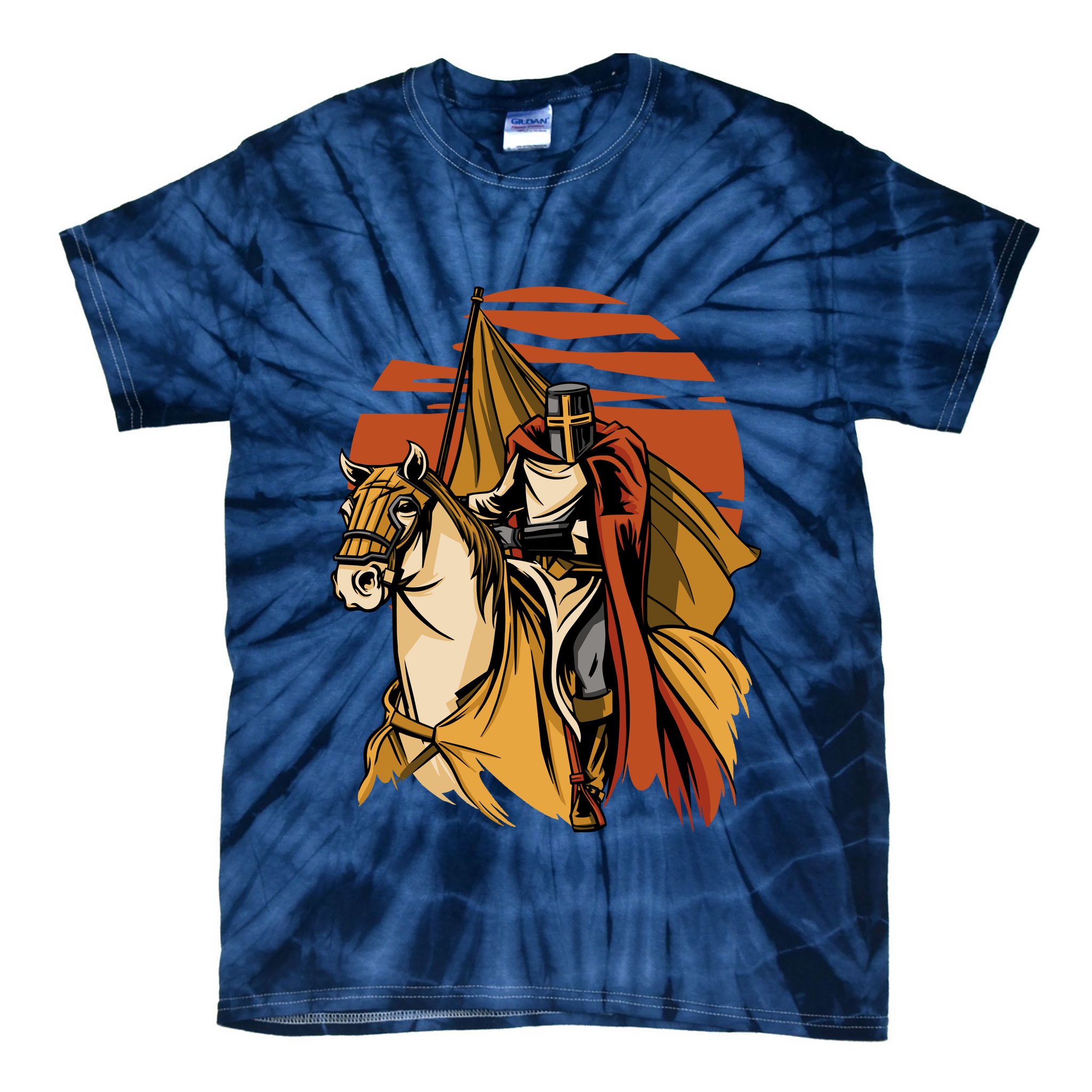 Knight In The Sunset Tie-Dye T-Shirt