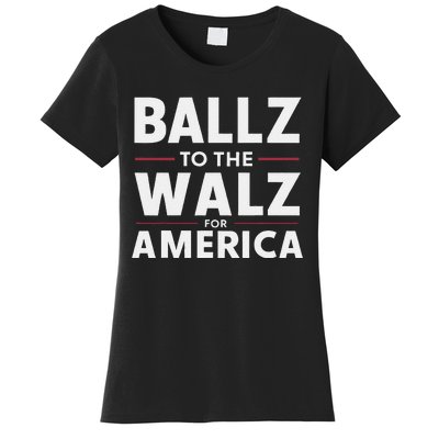 Kamala In The Context Ballz Walz Mn Kamala Harris 2024 Women's T-Shirt