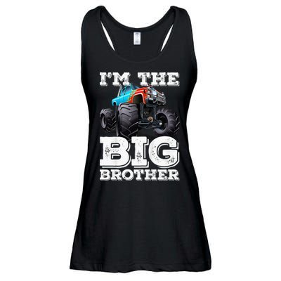 Kids Im The Big Brother Funny Monster Truck Ladies Essential Flowy Tank