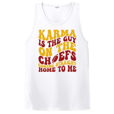 Karma Is The Guy Coming Straight Home To Me Football PosiCharge Competitor Tank