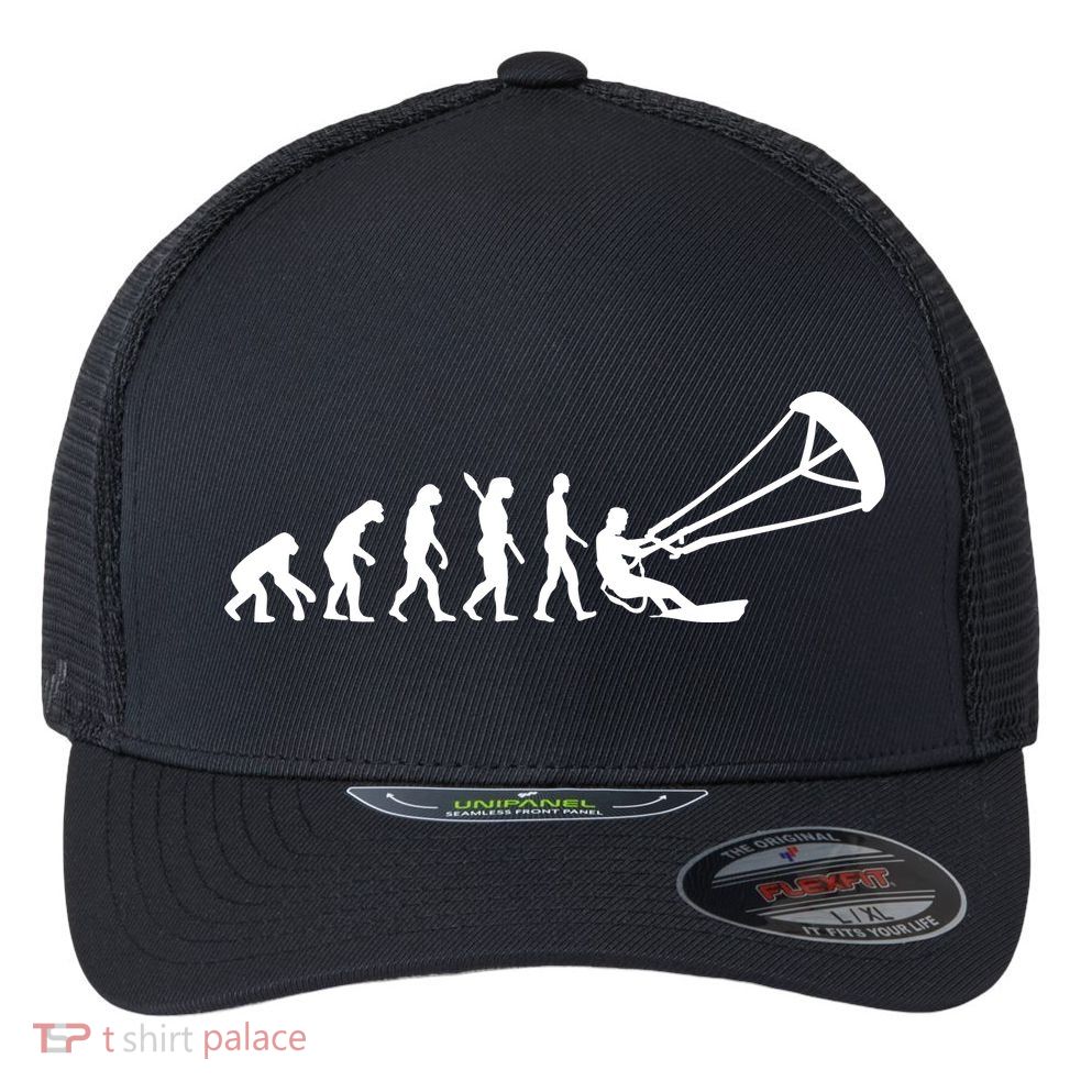 Kite Surfing Evolution Flexfit Unipanel Trucker Cap