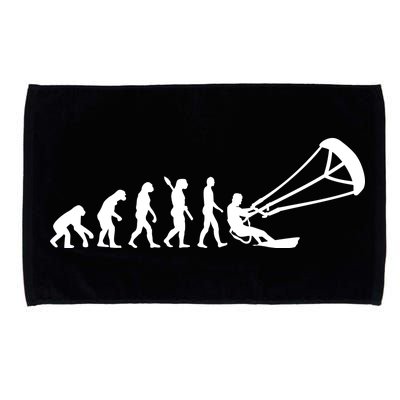 Kite Surfing Evolution Microfiber Hand Towel