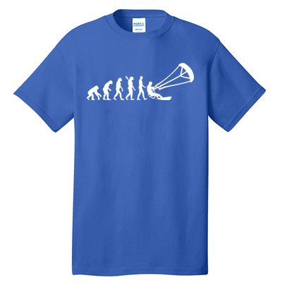 Kite Surfing Evolution Tall T-Shirt