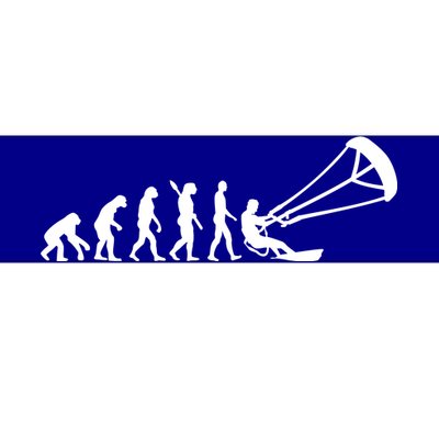 Kite Surfing Evolution Bumper Sticker