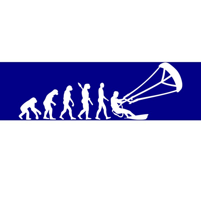 Kite Surfing Evolution Bumper Sticker