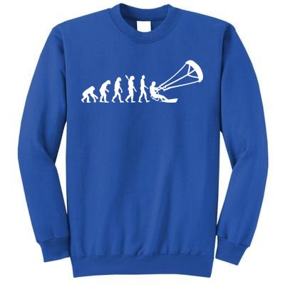 Kite Surfing Evolution Tall Sweatshirt