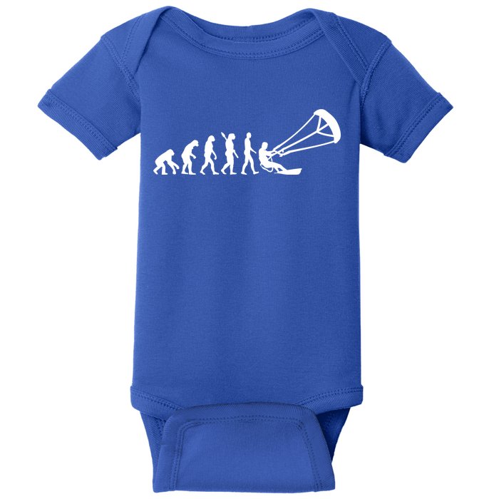 Kite Surfing Evolution Baby Bodysuit