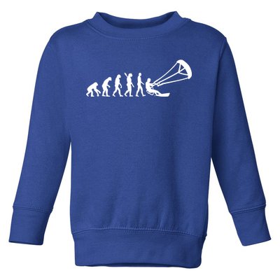 Kite Surfing Evolution Toddler Sweatshirt