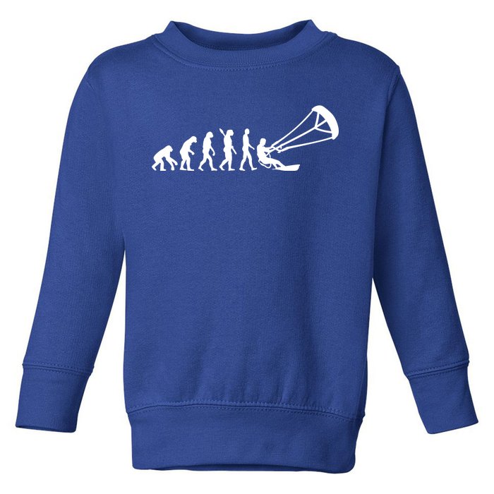 Kite Surfing Evolution Toddler Sweatshirt