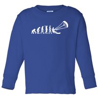 Kite Surfing Evolution Toddler Long Sleeve Shirt