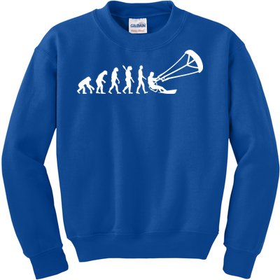 Kite Surfing Evolution Kids Sweatshirt