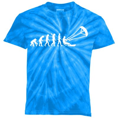 Kite Surfing Evolution Kids Tie-Dye T-Shirt