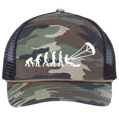 Kite Surfing Evolution Retro Rope Trucker Hat Cap