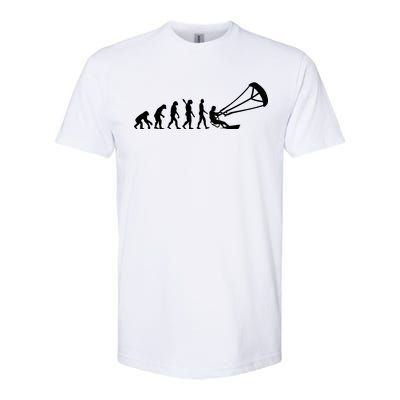 Kite Surfing Evolution Softstyle CVC T-Shirt