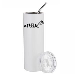 Kite Surfing Evolution Stainless Steel Tumbler