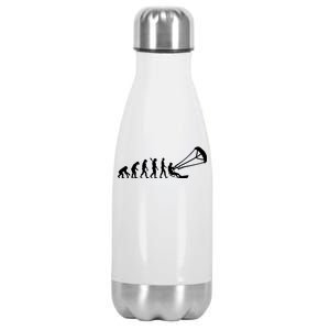 Kite Surfing Evolution Stainless Steel Insulated Water Bottle