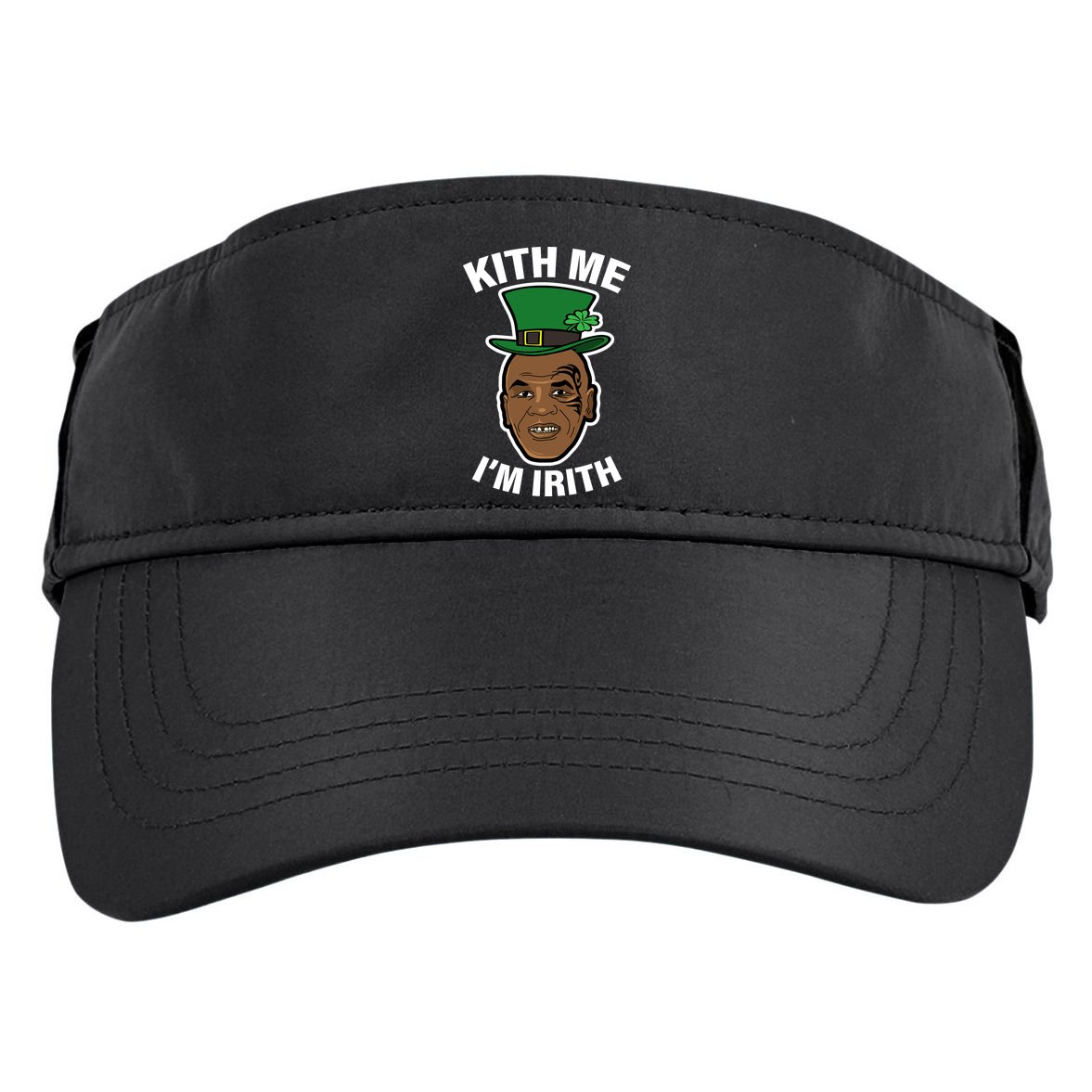 Kith Me Im Irith Funny St Patricks Day Adult Drive Performance Visor