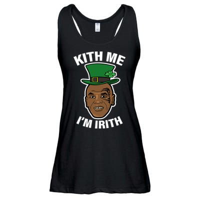 Kith Me Im Irith Funny St Patricks Day Ladies Essential Flowy Tank