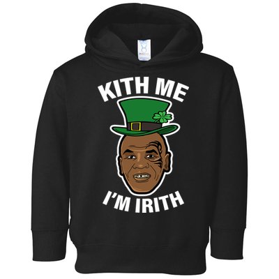 Kith Me Im Irith Funny St Patricks Day Toddler Hoodie