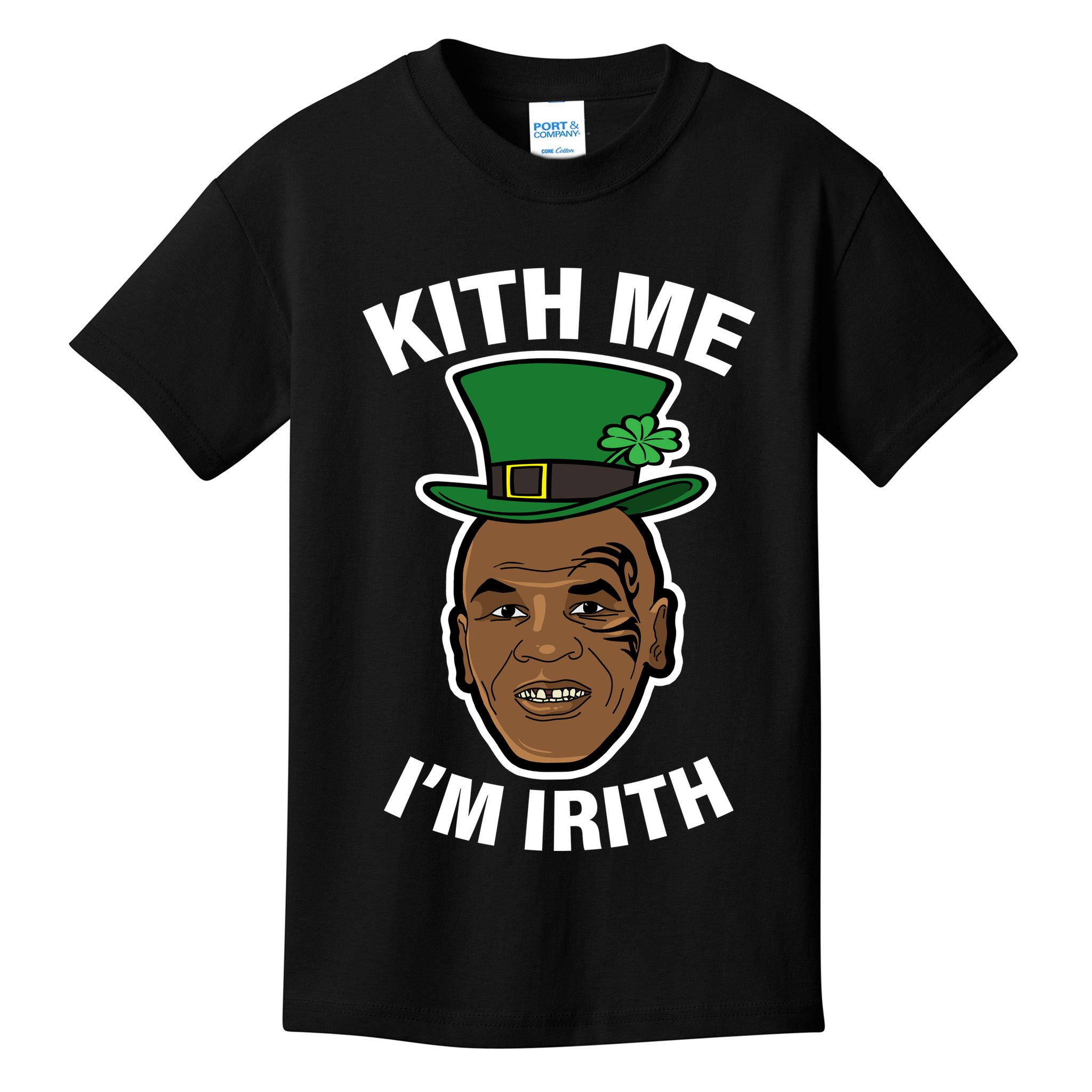 Kith Me Im Irith Funny St Patricks Day Kids T-Shirt