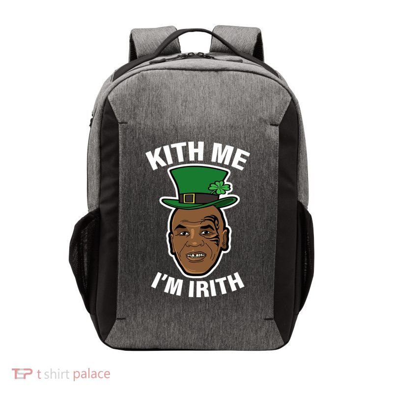 Kith Me Im Irith Funny St Patricks Day Vector Backpack