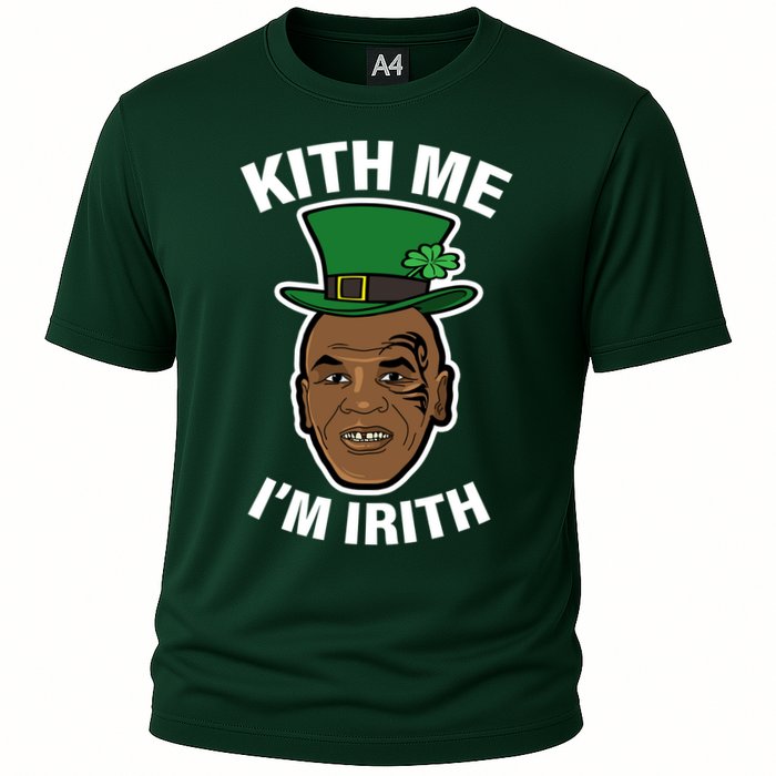 Kith Me Im Irith Funny St Patricks Day Cooling Performance Crew T-Shirt