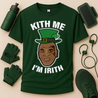 Kith Me Im Irith Funny St Patricks Day Cooling Performance Crew T-Shirt