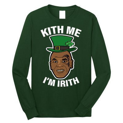 Kith Me Im Irith Funny St Patricks Day Long Sleeve Shirt