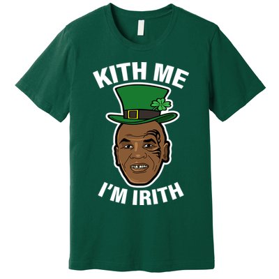 Kith Me Im Irith Funny St Patricks Day Premium T-Shirt