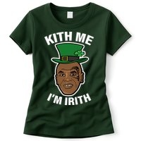 Kith Me Im Irith Funny St Patricks Day Womens T-Shirt