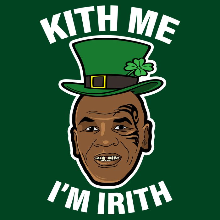 Kith Me Im Irith Funny St Patricks Day Womens T-Shirt