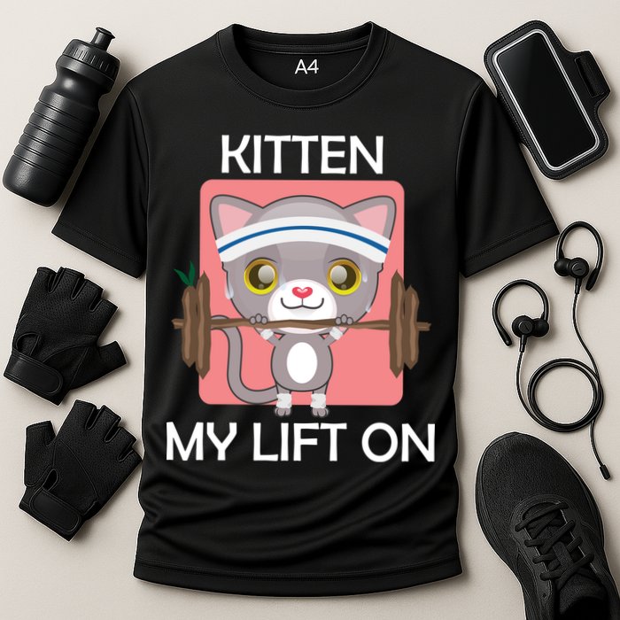 Kitten My lift On Cooling Performance Crew T-Shirt