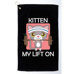 Kitten My lift On Platinum Collection Golf Towel