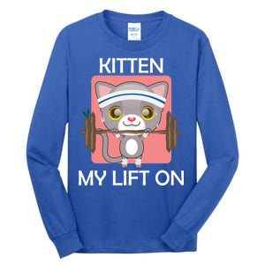 Kitten My lift On Tall Long Sleeve T-Shirt