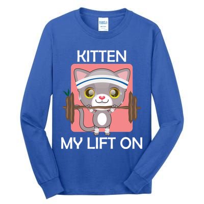 Kitten My lift On Tall Long Sleeve T-Shirt